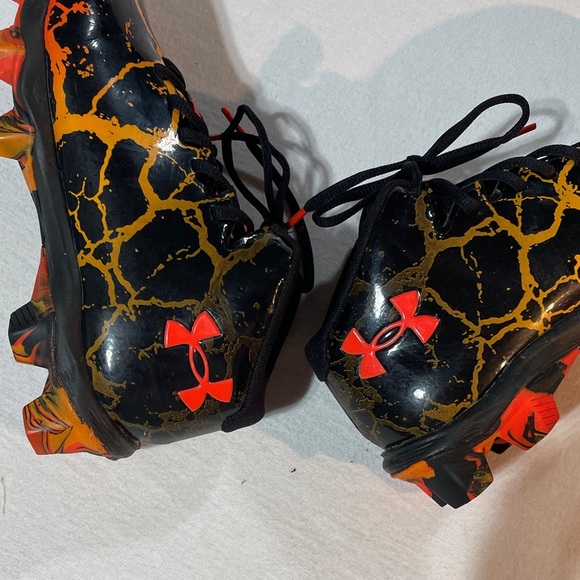 Under Armour Spotlight Franchise 4 RM Jr. Phoenix Fire Baseball Cleats EUC - Picture 8 of 15